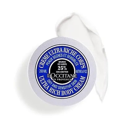 L'Occitane Shea Butter Ultra Rich Body Cream 200ml • $117.30