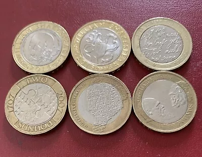 Job Lot Rare £2 Coins X6 • £30