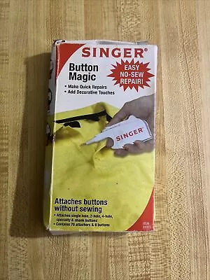 SINGER Button Magic EASY NO-SEW Repair (Open Box)  • $17.99