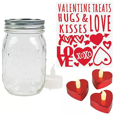 Fun Express Lovely Mason Jar Craft Kit - Makes 12 • $48.84