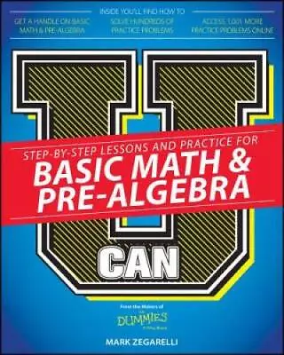 U Can: Basic Math And Pre-Algebra For Dummies - Paperback - GOOD • $4.87