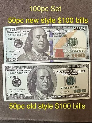 Movie Prop Magic Fake Bills Replica Money QTY100 10K Music Prank Joke Fast Ship • $8.70