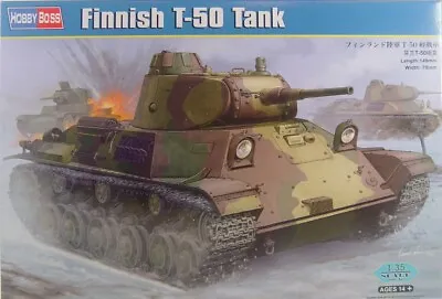 Hobby Boss *HobbyBoss* 1/35 Finnish T-50 Tank  #83828 *sealed* 📌USA📌 • $44.98