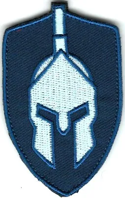 LEO Blue Spartan Helmet Molon Labe Patch Fits For VELCRO® BRAND Fastener • $3.49