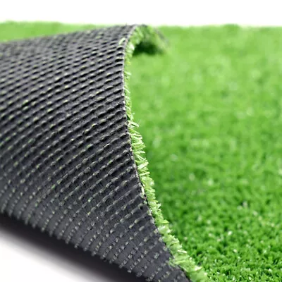 2m Artificial Synthetic Grass Turf Fake Lawn Outdoor Landscape Golf Floor Mat UK • £7.99