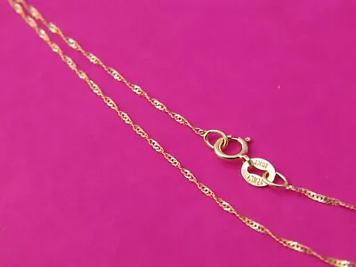 Solid 10k Gold Chain Necklace Box Chain Rope Chain Cable Chain 10kt Gold • $45.99