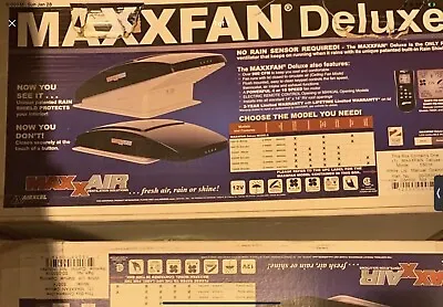 5301K MaxxAir/MaxxFan Deluxe RV Ventilator White 4-Speed • $190