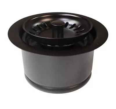 Westbrass Brass Extra-Deep Disposal Flange And Stopper 4-1/4  Oil Rubbed Bronze • £47.50