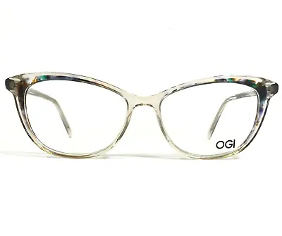 OGI Eyeglasses Frames UPTOWN 387 Brown Clear Crystal Sand Tortoise 54-15-140 • $119.99