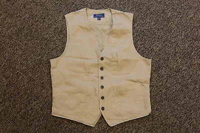 ** SAMPLE ** Polo Ralph Lauren Outdoor / Hunting Vest - Size Medium - KHAKI • $29.95