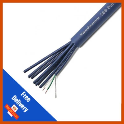 £8.99 • Buy Van Damme Blue 2, 4, 8, 12, 16, 24, 32, 48 Pair Multicore Cable