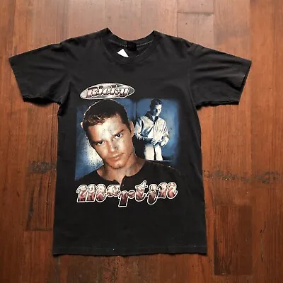 Vintage Single Stitch Made In Usa Ricky Martin “la Vida Loca” Rap T Shirt S/m • $170