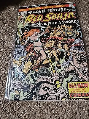 Marvel Feature #2 Red Sonja Comic Book VG/F 1970's Conan • $7