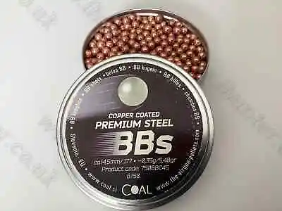 Coal Premium Copper Plated BB’s .177 (Qty 750) Free P&P  L836 • £8.99