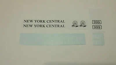 Marx 999 Loco & Nyc 951 Combo White Water Decal Tender W/marlines Logo 2/set   • $8