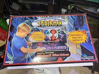 Rare Vintage 2001 Ultimate Spider-Man Pinball Machine W/ Box (READ DESCRIPTION) • $149.95