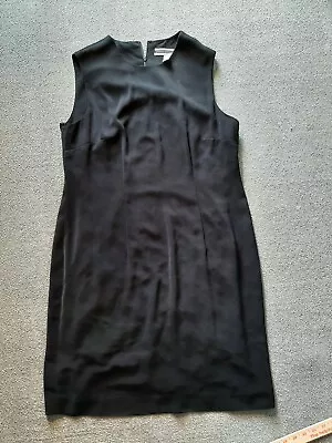 Amanda Smith Woman Women’s Black Sleeveless Dress Size 14 P Petite Polyester • $10.80