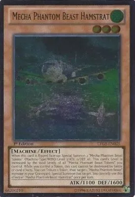 Mecha Phantom Beast Hamstrat - LTGY-EN025 - Ultimate Rare - 1st Edition X1 - Nea • $5.40