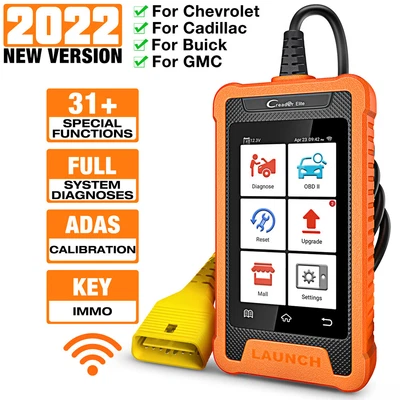 $119.99 • Buy LAUNCH X431 Code Reader Elite Bidirectional Diagnostic Tool OBD2 Scanner For GM