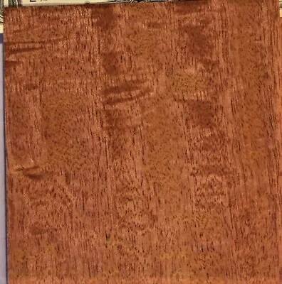 African Mahogany Raw Wood Unbacked Veneer  49 X 4.5 Inches          6925-35 • $7.99