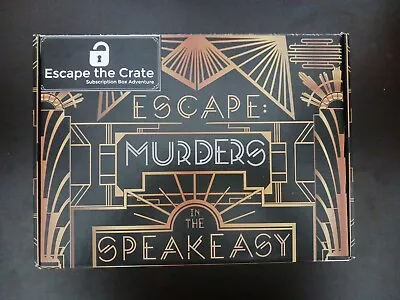 Escape The Crate  Escape: Murders In The Speakeasy  Mystery/Escape Game • $12