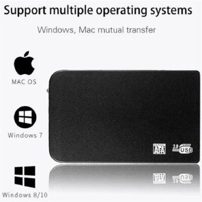 $42.99 • Buy 2TB USB 3.0 External Hard Disk Drive SSD 2.5  High Speed Solid State Drive 2023