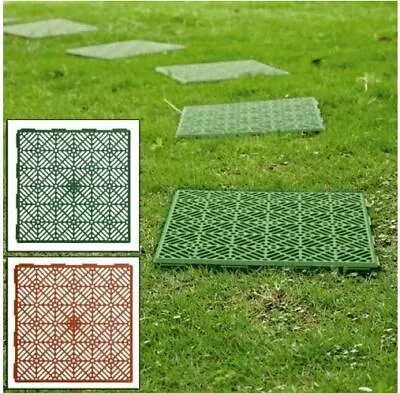 Interlocking Non Slip Garden Lawn Path Plastic Tiles Decking Patio Walkway • £11.99