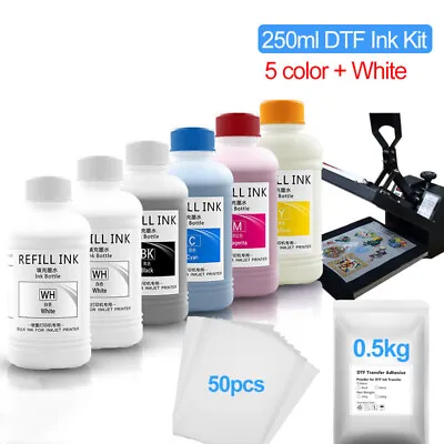 250ML*6 DTF Ink Kit For Ep L805 L1800 1390 XP600 TX800 XP-600 1390 XP-15000 7880 • $415
