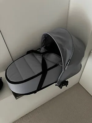 Babyzen Yoyo 0+ Newborn Bassinet - Grey ( Stone )- Adapters - Raincover • £180