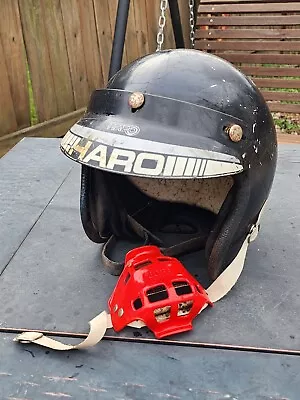 Vintage Haro BMX Helmet Black & Red Jofa Face Mask For Restore Fair Condition • $106.59