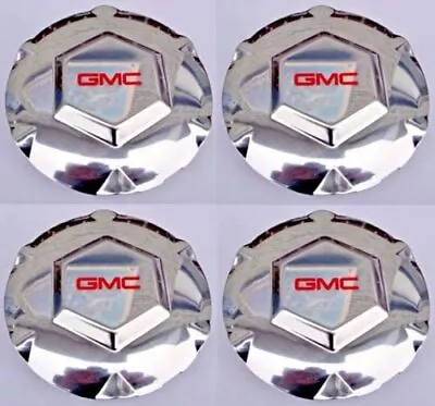 Set Of 4 For 2002-2007 GMC ENVOY XL XUV 17  Wheel Center Caps Hub Covers CHROME • $49.99