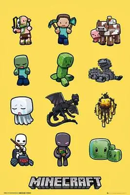 Minecraft : Characters - Maxi Poster 61cm X 91.5cm New And Sealed • £8.99