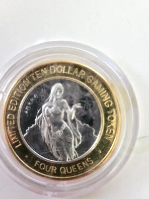 $16.95 • Buy (2) LIMITED EDITION 4 QUEENS Las Vegas $10 Gaming Tokens SPRING AND SUMMER