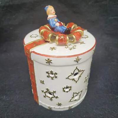 Villeroy & Boch Christmas Present Candle Holder/Gift Box Porcelain Round New • $89