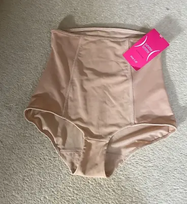 NEW YUMMIE TUMMIE PANTY Underwear Full BRIEFS SHAPER Nude Size XS • £14.99