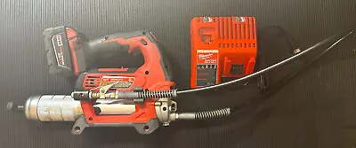 MILWAUKEE  M18 18V Li-ion Cordless Grease Gun 2-Speed  5.0ah Battery & Charger • $200