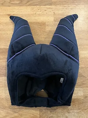 Disney Parks Maleficent Plush Hood Hat Costume ● Adult One-size ● Halloween    • £12