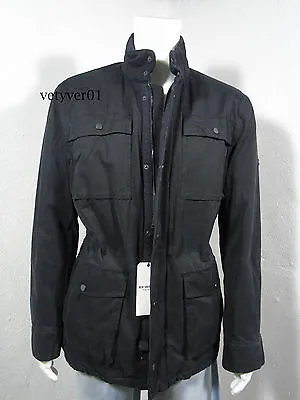 New BEN SHERMAN Military Utility/Field Dry  Coated Padded Jacket Black Sz XL • $149.95