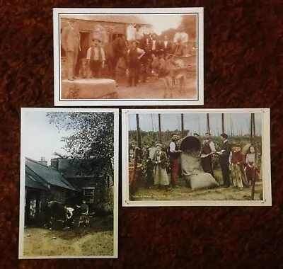 The Nostalgia Postcard. Hop Picking. Smithy. Blacksmith's Shop Cornwall.  (NOS) • £1.50