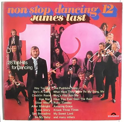 James Last – LP - Non Stop Dancing 12 - 1971 - USA - Polydor - 237-1141 - EX/EX • £10.50