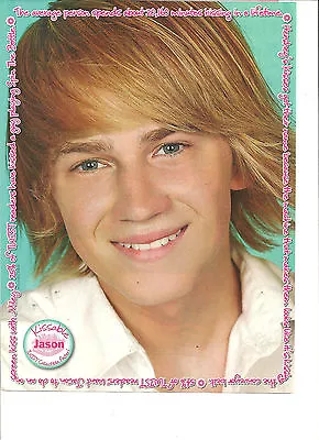 Jason Dolley Mischa Barton Double Sided Full Page Pinup  • $1.99