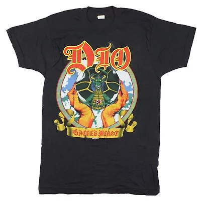 DIO Vintage 1986 Sacred Heart Tour Concert Single Stitched T-Shirt Small 80's • $124.99