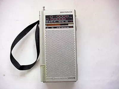 Vintage Magnavox AM FM TV Transistor Radio.  • $16.89