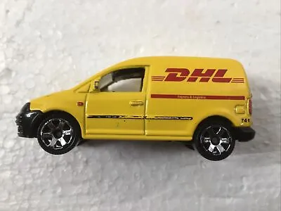 Matchbox 2007 MB741 DHL Delivery Van Yellow 1:62 Volkswagen Caddy • $6.95