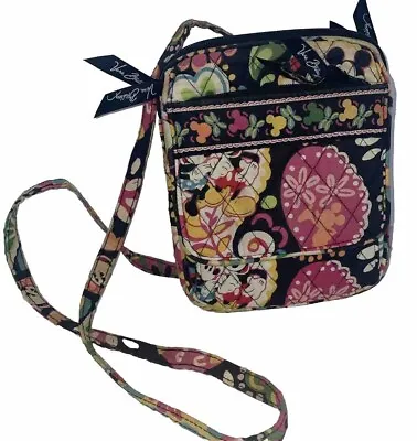 Disney Parks. Vera Bradley Authentic Bag. Midnight With Mickey Black Crossbody • $27.50