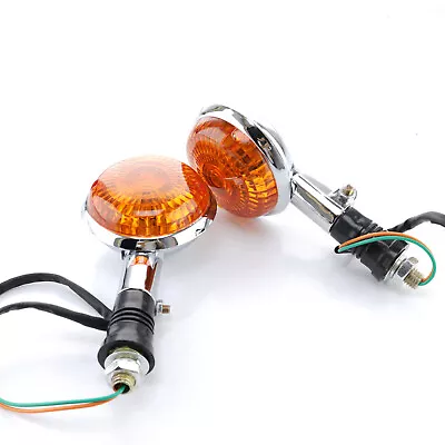 Amber Turn Signal Indicators Light Blinker For Yamaha Virago 250/535 XV250/700 • $16.27