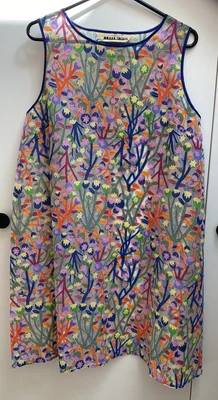 $70 • Buy Gorman Monika Forsberg Buds Sheer Dress Womens Size 14