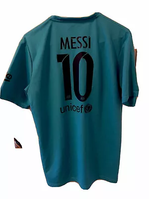 £29.90 • Buy Messi #10 Barcelona 2015/16 X-Large 3rd Football Shirt Jersey Trikot Nike BNWT