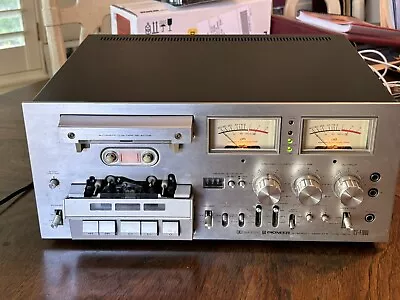 Pioneer CT-F1000 Single Compact Cassette Deck Vintage Works Great NO RESERVE • $405