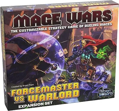 Mage Wars Forcemaster Vs. Warlord Expansion Board Game • $41.99